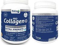 Naka Platinum PRO Marine Collagen Featuring 10,000 mg of Peptan® per one 10g scoop, extra strength Bioactive Marine Collagen Peptides for Hair, Skin and Nails, Joint Health, Bone Strength, Digestive Health - BONUS SIZE 425 g (300 + 125 FREE)