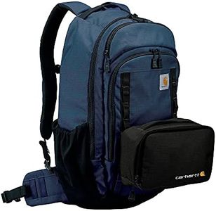 Carhartt Cargo Series Large Backpack and Hook-N-Haul Insulated 3-Can Cooler, Dark Blue, Large, Cargo Series