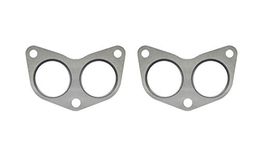 PitVisit Exhaust Manifold to Cylinder Head Gasket Compatible with Subaru WRX STI LGT FXT Multi-Layer Steel with Stainless Steel Fire-Rings (Pair)