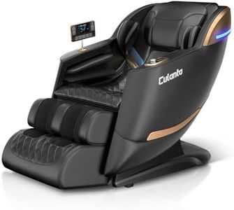 Culanta Massage Chair Full Body, Zero Gravity SL-Track Shiatsu Massage Recliner Chair with Body Scan, Airbags, Foot Rollers, Deep Yoga Stretch, Heating (U1-Black)