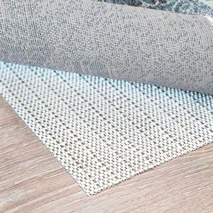 2x8ft Non Slip Rug Pad Anti Skid Grip Mat Ultra Stop Underlay Area Rugs Underpad for Hard Surface Floors Carpet Adds Cushion and Maximum Protection(2 * 8ft)