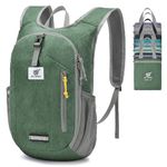 SKYSPER 10L Hiking Backpack Small Hiking Daypack Packable Lightweight Travel Day Pack for Women Men(Green)