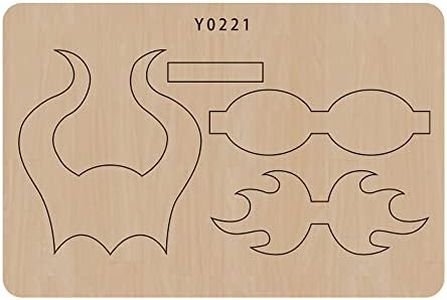 Okjew Bow Cut Die, Hair Bow Cut Die, Bowknot Template, Bow Making Die, Wood Mold – Compatible with Sizzi Big Shot Die Cutting Machine – DIY Bow Crafting Tool for Perfect Bows (Y0221 Wood)