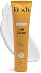 Kitsch Moisturizing Curl Cream for Curly Hair 148ml – Lightweight Curly Hair Products for Men & Women | Defines Curls, Controls Frizz & Boosts Shine | Hydrating Curling Cream - Ideal Gifts for Women