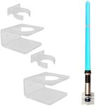 YYST Clear Light Saber Wall Mount Wall Rack Wall Holder - 2 Pack