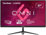 ViewSonic Omni VX2728-2K 27 Inch 1440p 180Hz IPS Gaming Monitor, 0.5ms MPRT, AMD FreeSync Premium, VESA, HDR10, Tilt Adjustable, HDMI, DP, Speakers