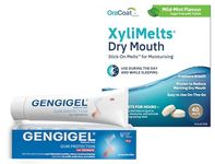 XyliMelts for Dry Mouth & Gengigel 75ml Toothpaste Bundle (Mild Mint)