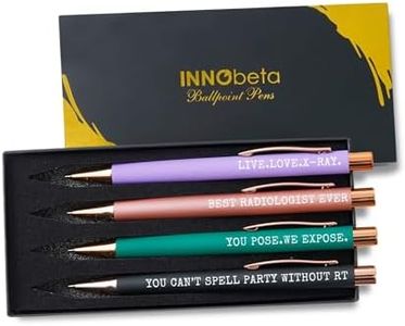 InnoBeta Radiology Gifts, Ballpoint Pen Set of 4, Gift Ideas for Radiologist on Birthday, Christmas, Father's Day, Mother's Day