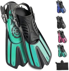 Diving fins Snorkeling Gear for Adults Snorkel fins ，Swim fins Open, Adjustable, Men, Women, Children, Swim Flippers