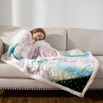 COSUSKET Glow in The Dark Blanket f