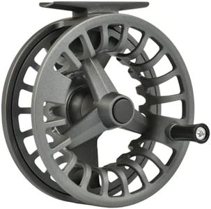 MASTER LOGIC Fly Fishing Reel 5/6wt, Aluminum Alloy Body Fly Reels Durable Pre-Loaded Fly Fishing Reels Matt Gray