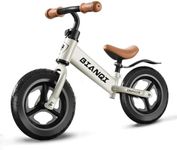 XIULIUU Balance Bike 12'' for 3-7 Years Old, Toddler Balance Bike with Adjustable Seat and Handlebar and Luminous Wheel, Best Birthday Boys and Girls