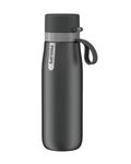 Philips Water GoZero Everyday Water Filter Bottle with Replaceable Filter and Straw, Transform Tap Water into tastier Drinking Water Lightweight Tritan Plastic/Stainless Steel 22 oz/18.6 oz