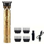 ELSYCO Professional Battery Powered Hair Trimmer For Men And Women, Multi Grooming Kit- All In One Full Body Trimmer For Nose, Ear Beard Body Hair Trimming Private Part Shaving (Gold)