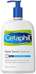 Cetaphil Face Wash, Daily Facial Cleanser for Sensitive, Combination to Oily Skin, 20 oz, Gentle Foaming, Soap Free, Hypoallergenic, WHITE BLUE