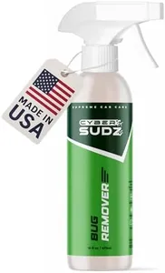 CyberSudZ Bug Remover for Cars – Safely Dissolves Bug Splatter, Tree Sap, and Road Grime – Use on Paint, Chrome, Glass, & More – pH Neutral, Ceramic Safe – 16oz
