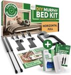 DIY Murphy Bed Kit Full | Murphy Bed Hardware Kit Full for Wall Bed, Cabinet Murphy Bed Full Kit Horizontal, Horizontal Murphy Bed Full Frame, Deluxe Murphy Bed Mechanism Kit with Bonus Tools