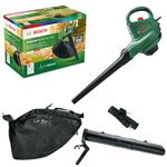 Bosch Electric Leaf Blower and Vacuum Universal Garden Tidy 2300 (2000 W, collection bag 45 l, 3-in-1 function , low noise level of 99 dB (A))