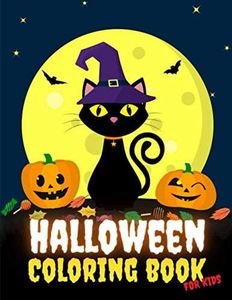 Halloween Coloring Book for Kids: Jumbo Halloween Coloring Pages for Children Ages 4-8 (Halloween Books for Kids)