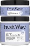 Fresh Wave Lavender Odor Removing Gel, 15 oz. & 7 oz.| Safer Odor Absorbers for Home | Natural Plant-Based Odor Eliminator | Every 7 oz. lasts 30-60 Days | For Cooking, Smoke, Trash & Pets