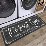 KOZYFLY Laundry Room Rug Runner 20"