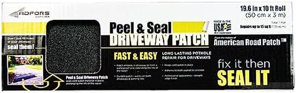 ADFORS Peel & Seal Driveway Patch for Long Lasting Pothole Repair