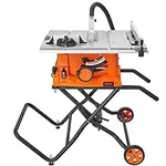 VEVOR Table Saw with Stand, 10-inch