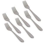 Kishco French Stainless Steel Dessert Fork - Pack of 6