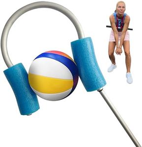 BOARDEE Volleyball Spike & Passing Trainer – Adjustable Training Aid with Ball Holder & Bump Pass Stick – Portable Volleyball Coaching Equipment for Serving, Spiking, Passing & Setting Practice