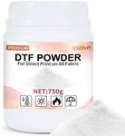 XSEINO DTF Powder 750g/26.46oz White Digital Transfer Hot Melt Adhesive, DTF Transfer Powder for Sublimation, DTF Hot Melt Adhesive Powder for All DTF and DTG Printers on All Fabric