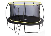 TelStar 10 x 15ft Oval Orbit Trampoline And Enclosure Package, Black / Yellow