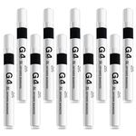 G4GADGET Nice Style Pack of 10 Non-Toxic Ink Black Colour Whiteboard Dry Wipe Marker Pens Bullet Tip