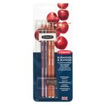 Derwent Blender & Burnisher Pencil Blister Pack, Set Of 4, Eraser & Sharpener Included, Professional Quality, 2301774