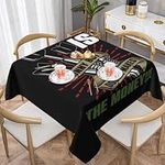 KOSPOGO Dart Aim Target Shooting Table Cloth Square Table 60"x60" Inch Waterproof Reusable Tablecloth Indoor and Outdoor Party Decorative Tablecloths