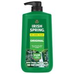 Irish Spring Original Clean Body Wash for Men, 887 mL Pump
