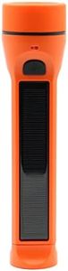 Hybridlight Journey 1000 Solar LED Waterproof Flashlight with Micro USB Port, Orange