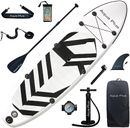 Aqua Plus 6inches Thick Inflatable SUP for All Skill Levels Stand Up Paddle Board,Paddle,Double Action Pump,ISUP Travel Backpack, Leash,Shoulder Strap,Youth,Adult Inflatable Paddle Board