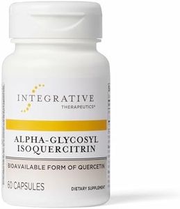 Integrative Therapeutics Alpha-Glycosyl Isoquercitrin - Quercetin Supplement That Supports Antioxidant Pathways and Cellular Regulation* - Gluten Free - 60 Vegan Capsules