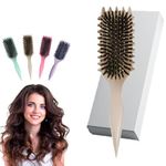 Curl Defining Brush-Curly Hair Comb for Shaping and Defining Curls,Brush for Curly Hair for Women Men (Beige)…