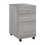 Bush Business Furniture Studio C 3 Drawer Mobile File Cabinet in Platinum Gray