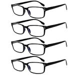 Kerecsen 4 Pack Reading Glasses for