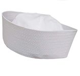 Adult White Cotton Sailor Gob Costume Hat