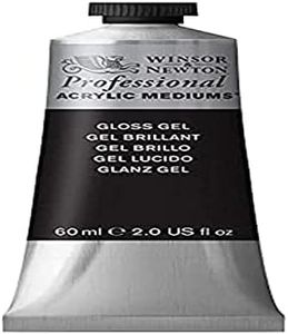 Winsor & Newton 3020914 Shiny Gel Improves Transparency, Depth and Shine of Acrylic Paints - 60 ml Tube