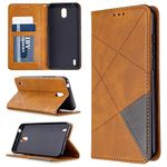 Case for Nokia 1.3 Case Cover,Case for Nokia 1.3 TA-1207 TA-1216 TA-1205 Case Flip Pu Leather Cover Yellow