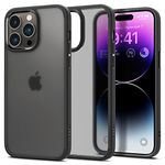 Spigen Case for iPhone 14 Pro Max Case: Ultra Hybrid [Anti-Yellowing], Slim and Lightweight for iPhone 14 Pro Max Case - Frost Black