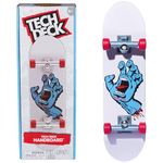 Tech Deck, Santa Cruz Handboard; Authentic Mini Skateboards, Kids Toys for Boys & Girls, Ages 6 and up (Hands Use Only)