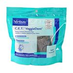 Virbac C.E.T. VeggieDent Dental Chews, Small, 30 Count