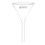 EISCO 2PK Filter Funnels, 150mm - 60º Angle - Plain Stem, 16mm - Borosilicate Glass - Set of 2 Filter Funnels