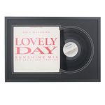 Mxtallup 12" Vinyl Record Frame for the Wall 12 "Jukebox Record Frame with Double Black-Black Matting, Displays 12" LP Record and 12x12-inch Cover, 12" Music Album Frame (LP1624BB)