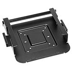 IMC03 Steel Mac Mini Mount -Compatible Wall/Under-desk/LCD Arm Bracket Mounting Enclosure w/Anti-theft Security Bar